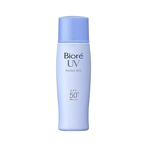 Japanese Sunscreen for Face and Body UV Perfect Milk SPF50+ PA++++ 1.35 fl oz(40g)Super WaterproofWater-resistant for 80 minutes (1)