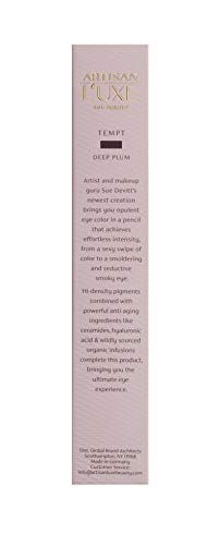 Artisan L'uxe Beauty Velvet Jumbo Eyeliner Pencil Smokey Eyes in 3 Minutes Water Proof Smudge Proof Long Lasting Age Defying Essential Oils Tempt (Shade: Deep Plum)