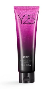 Cyzone Y25 Set: Eau De Parfum 50 ml / 1.6 fl.oz. and Scented body cream with shine 130 ml / 4.4 fl.oz.