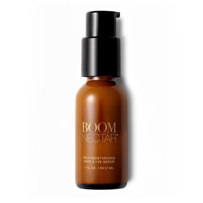 Boom Nectar ® Deep Moisturizing Eye &amp Face Serum for Sensitive Skin Facial Serums for Aging Skin to Hydrate and Renew Complexion Vitamin C Serum from BOOM Beauty by Cindy Joseph - 1 Oz