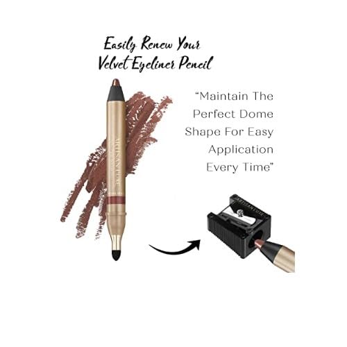 Artisan L'uxe Beauty Velvet Jumbo Eyeliner Pencil Smokey Eyes in 3 Minutes Water Proof Smudge Proof Long Lasting Age Defying Essential Oils (Shade: Shimmering Bronze)