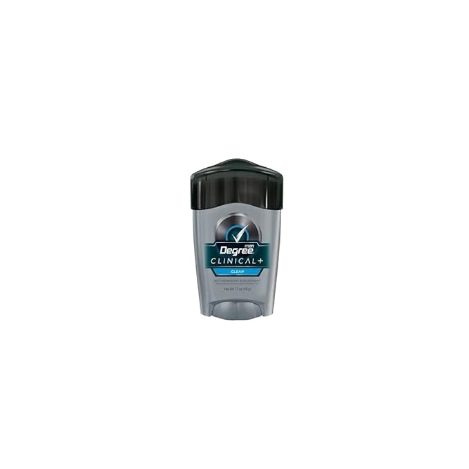 DEGREE Men Clean Clinical Antiperspirant Deodorant 1.7 Ounce (Pack of 3)