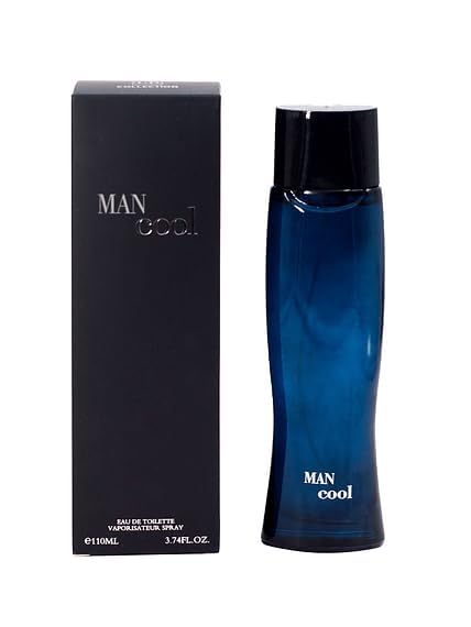 Cologne 4-Piece Includes Yes Great Men/Acqua/Acqua Black/Man Cool of Woody Spicy Citrus Cologne for Men in 100ml/3.4 Fl oz x 4 Bottle Fragrance for Man
