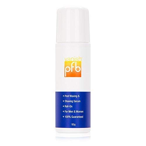 PFB Vanish Razor Bump Stopper Roll On Shaving Gel - Skin Care Treatment for Ingrown Hairs and Razor Burns 93g