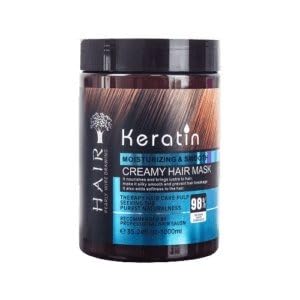 BTONE Keratin &amp Collagen Hair Mask - Damaged Hair Treatment Moisturizing &amp Nourishing Split Ends &amp Dandruff Care 11.8 Fl Oz (Pack of 3)