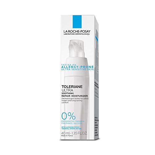 La Roche-Posay Toleriane Dermallergo Ultra Soothing Repair Face Moisturizer for Sensitive Skin Gentle Moisturizing Face Cream for Dry Skin Packaging May Vary Formerly Toleriane Ultra