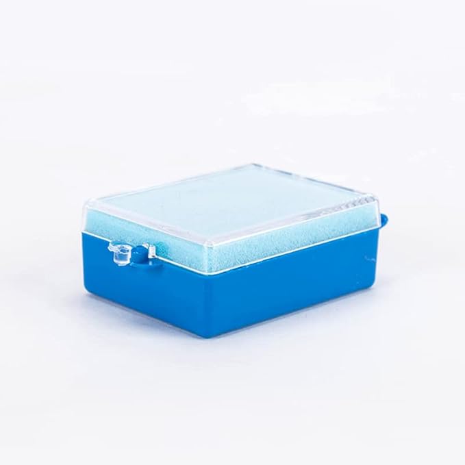 100 Pcs Dental Crown Boxes with Foam Denture Crown Veneer Storage Case for Dental Lab Clinic (small)
