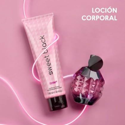 Cyzone Sweet Black Set: Eau De Parfum 50 ml / 1.6 fl.oz. and Moisturizing scented body lotion 130 ml / 4.4 fl.oz.