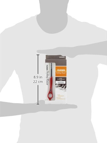Feather Styling Razor - Red with Texturizing Blade