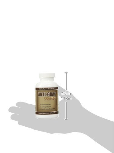 Anti-Gray Hair 7050 Helps Restore Natural Hair Color 60 Capsules Per Bottle (2 Bottles)