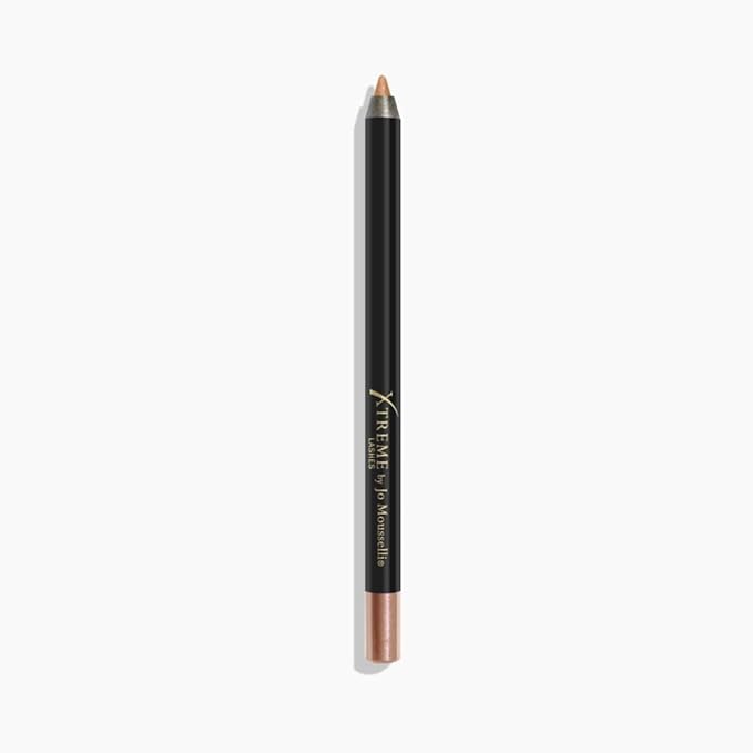 Xtreme Lashes GlideLiner Long Lasting Eye Pencil with Sharpener Rose Gold 0.04 Oz Waterproof Makeup Gel Formula Blendable Smudge Fade &amp Sweat Proof