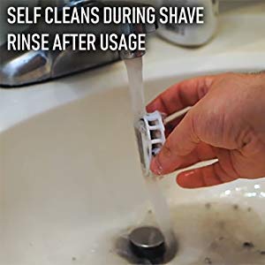Premium OmniShaver Special - Free Hot Water Tong! Fastest Way to Shave Head Legs Arms Body | an Alternative to Disposable Shaving Razors Self Cleans &amp Strops During Use
