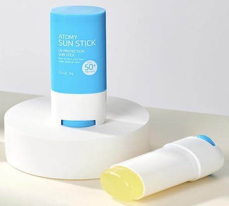 Clear UV Protection Sun Stick SPF 50+ PA++++ Non-Greasy Matte Finish Portable Stick Type for Face &amp Neck Lightweight Skincare Balm 15g