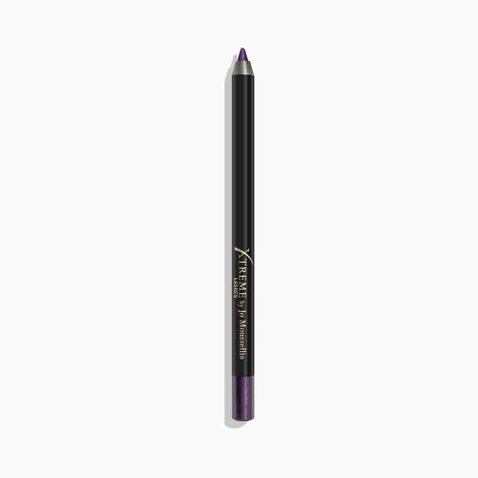 Xtreme Lashes GlideLiner Long Lasting Eye Pencil with Sharpener Plum 0.04 Oz Waterproof Makeup Gel Formula Blendable Smudge Fade &amp Sweat Proof