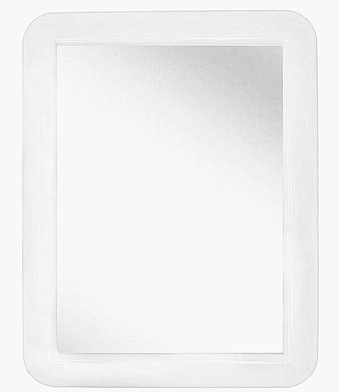 10 Pack White Magnetic Locker Mirror5 x 7 Iocker Mirror Magnetic - Small Mirrors for School Locker Bathroom Workshop Toolbox Office CabinetEasy Install