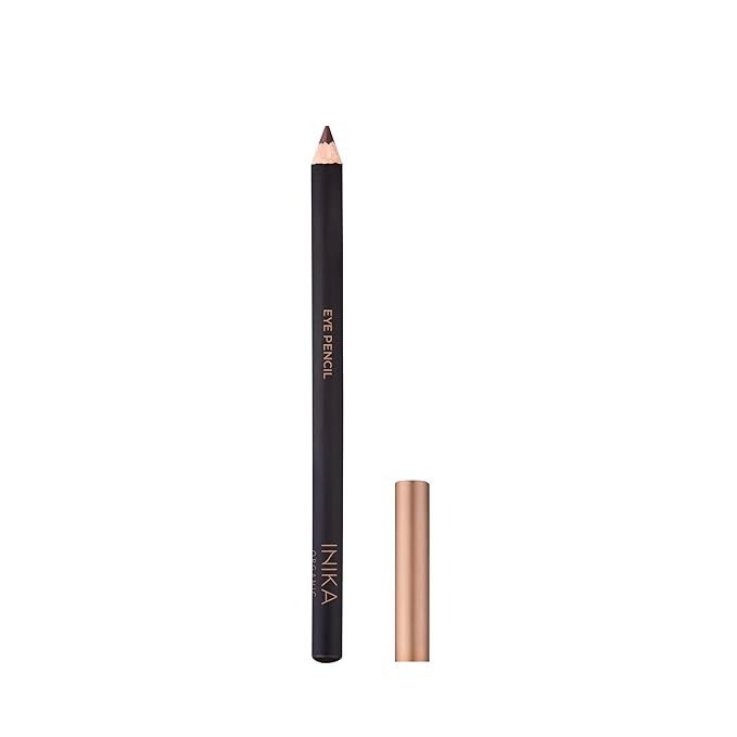 INIKA Organic Hypoallergenic Vegan Eye Pencil: Long-Lasting Water-Resistant Makeup Richly Pigmented with Vitamin E and Coconut Oil Gentle for Sensitive Eyes Cruelty-Free &amp Sustainable Packagin