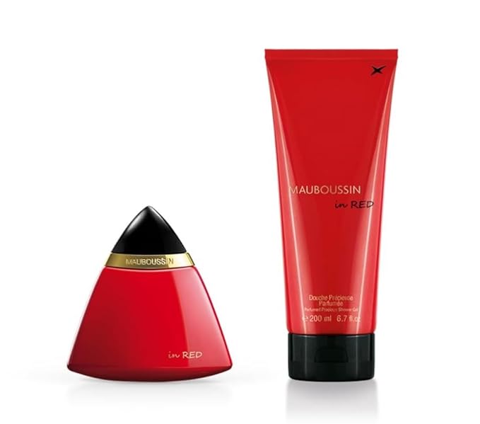 Mauboussin - Jumbo Set In Red : Eau de Parfum 100ml (3.3 Fl Oz) &amp Shower Gel 200ml (6.6 Fl Oz)