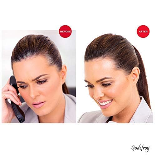 Godefroy Hair Color Tint Kit for 100% Gray Coverage Light Ash Brown 20 Applications Long-Lasting Root Touch-Up for Men &amp Women Pre-Measured Capsules No Waste DIY Salon-Quality Results at Hom