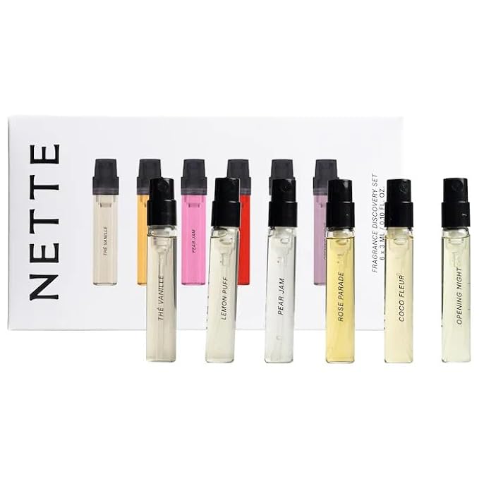 Mini Perfume Sampler Discovery Set Mood-Enhancing Travel-Friendly Versatile Mood Scents Size: (0.1/3 mL × 6)