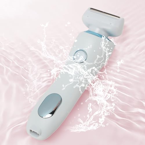 Electric Lady Epilator 2 Removable Washable Heads Cordless Rechargeable Hair Removal Device 6.5 inches