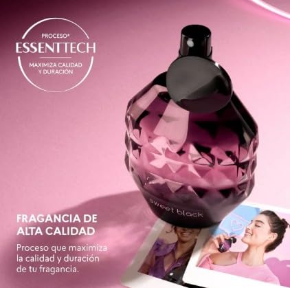Cyzone Sweet Black Set: Eau De Parfum 50 ml / 1.6 fl.oz. and Moisturizing scented body lotion 130 ml / 4.4 fl.oz.