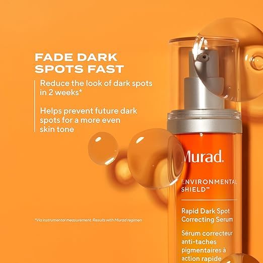 Murad Rapid Dark Spot Correcting Serum - Advanced Anti-Aging Formula with Patented Resorcinol Technology Tranexamic and Glycolic Acids for Hyperpigmentation Dark Spots and Dull Skin - 1 Fl Oz