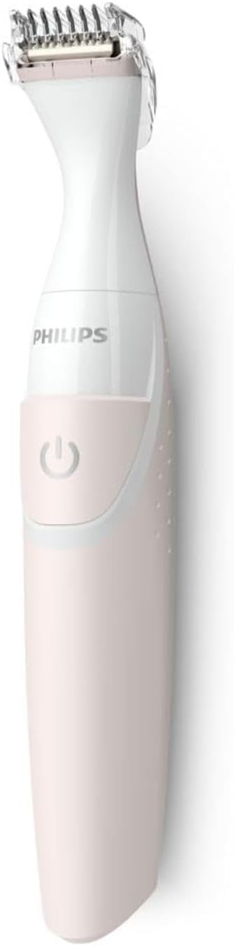 Philips Beauty Women's Bikini Trimmer and Precision Trimmer Special Edition Bundle BRT387/90Pink and White
