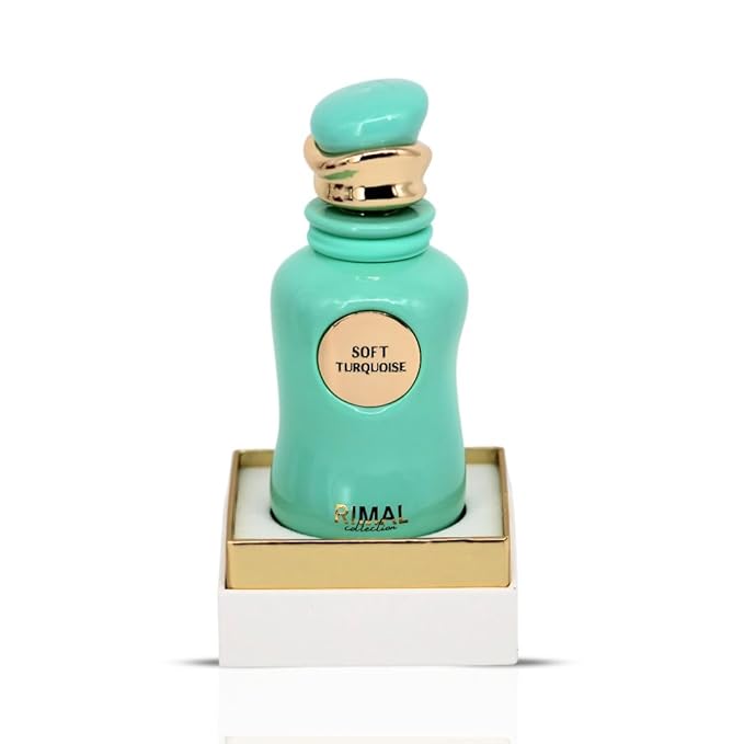 Soft Turquoise Long Lasting Arabian Perfumes for Women ? Eau de Parfum Spray 100ML (3.4 OZ) ? Floral Embrace of Strawberry Rose &amp Vanilla Musk Notes ? Ladies Perfume &amp Signature Gift for Wome