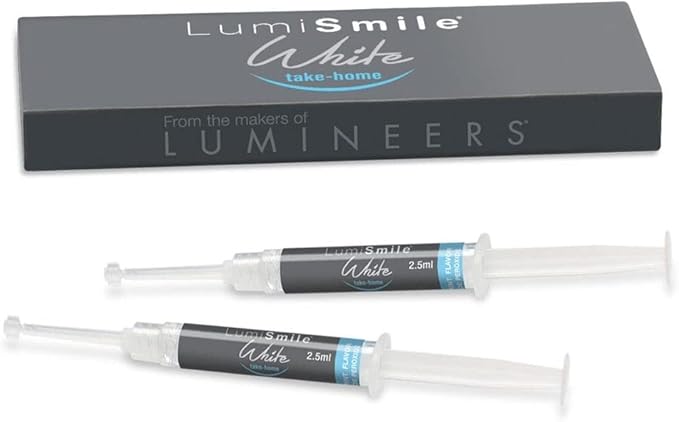 LumiSmile White Take-Home Teeth Whitening Treatment Syringes Six (6) 2.5 ml Syringes of 16% Carbamide Peroxide Whitening Treatment