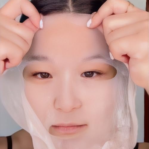 Leaders Insolution AC Clear Skin Clinic Mask | Snail Secretion &amp Tea Tree Oil for Acne Redness Oil Control | 100% Cotton Bemliese Sheet | Balances &amp Soothes Sensitive Skin (5 Sheets)