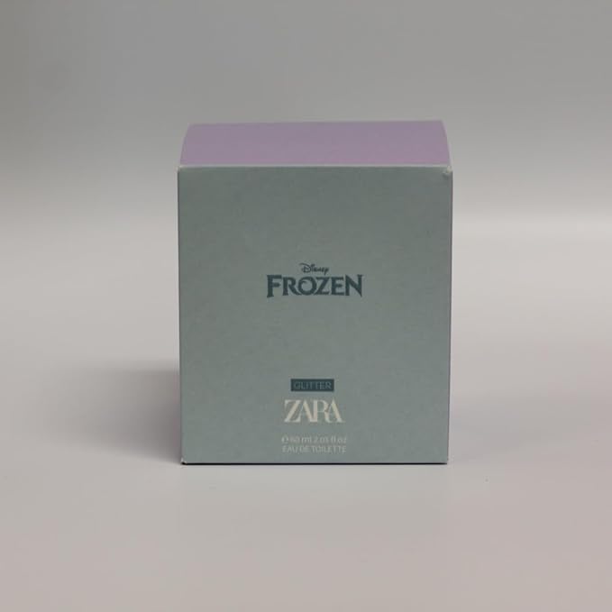 Zara Frozen Glitter Kids Perfume Eau de Toilette Magical World Fruity Fragrance 60ml (2.03 fl oz)