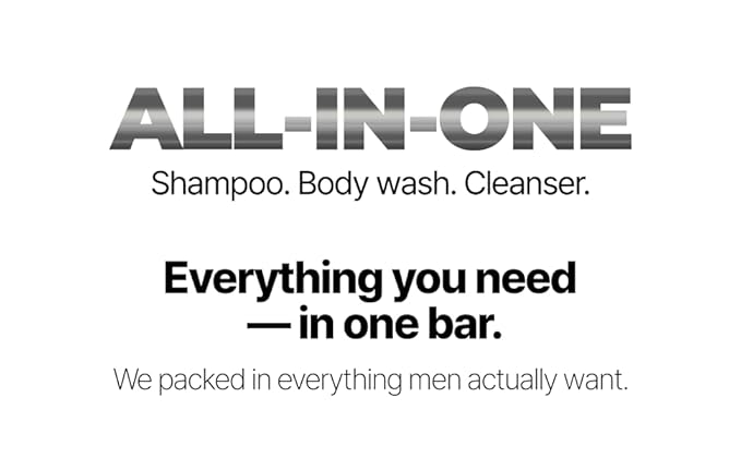 4 Pack ? 4-in-1 Men?™s Fragrance Soap Bar 21.87 oz ? Natural All-in-One Bar for Body Face Hair &amp Shaving ? TUFF RED (Energy) / TUFF GREEN (Skin Protection) ? Long-Lasting &amp Sulfate-Free