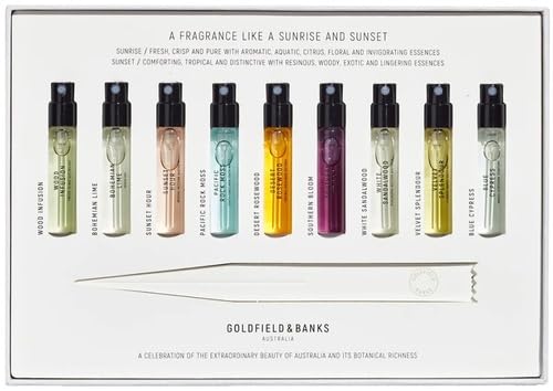 GOLDFIELD &amp BANKS AUSTRALIA Discovery Sample Collection Perfume Set