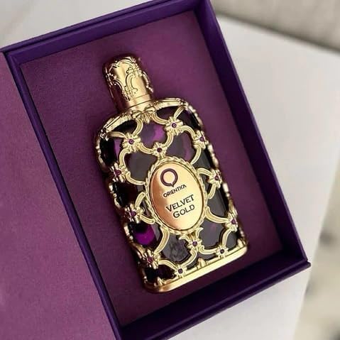 Orientica Luxury Collection Velvet Gold Eau De Parfum ? Vanilla Bergamot Gourmand Caramel Violet Patchouli Rose Musk Animalic Amber - Arabic Perfume for Men &amp Women ? 2.7oz/80ml