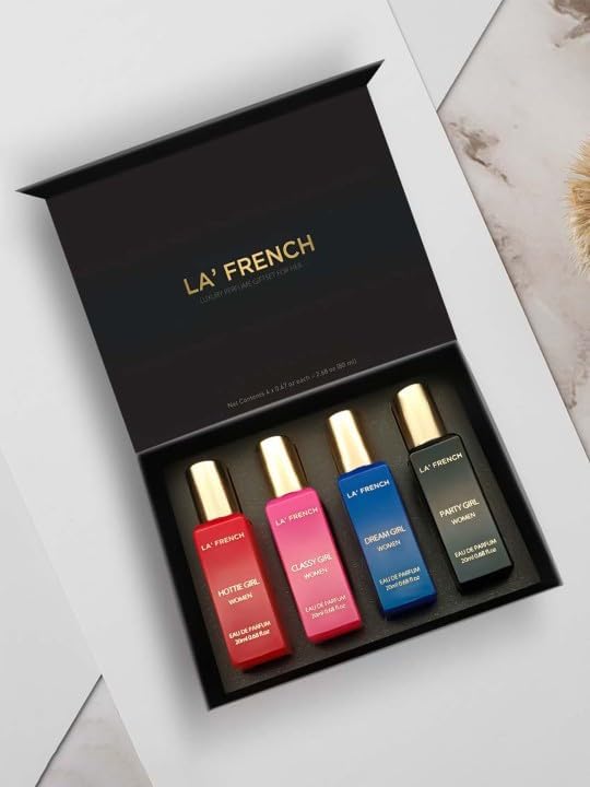 La Frenche Luxury Perfume Gift Set For Her Perfume for Women - Perfumes Gift Hamper for Girls Long-Lasting and Luxurious - Best Long-Lasting Set of 4 (20g Each)