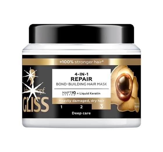 Gliss 4-in-1 Ultra Repair Hair Mask for Dry and Damaged Hair 400 ml