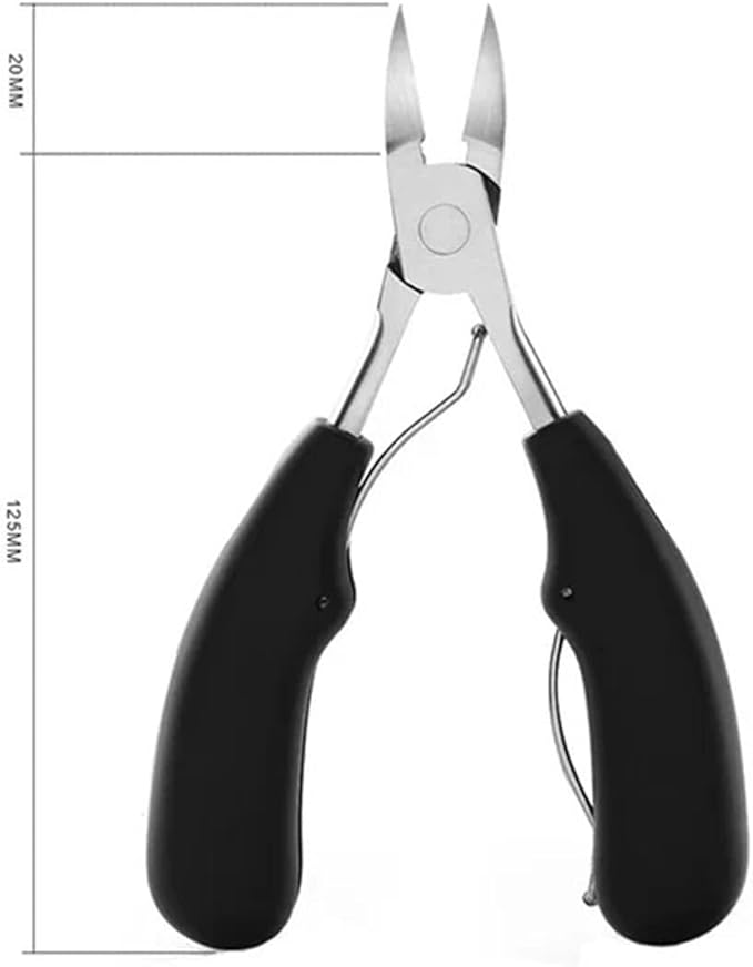 Nail Clipper for Ingrown Toenail Podiatry Correction Nippers Cuticle Cutters Cut Pedicure Manicure Hand Foot Dead Skin Care Tool(Yellow)