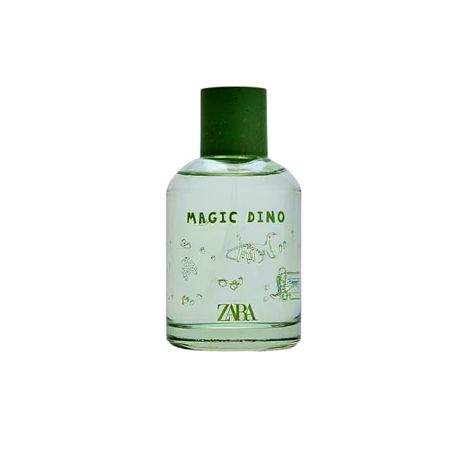 Zara Magic Dino Cologne for Kids Fun and Gentle Fragrance Perfect for Daily Wear Long-Lasting Perfume Eau de Toilette 100ml (3.4 fl. oz.)