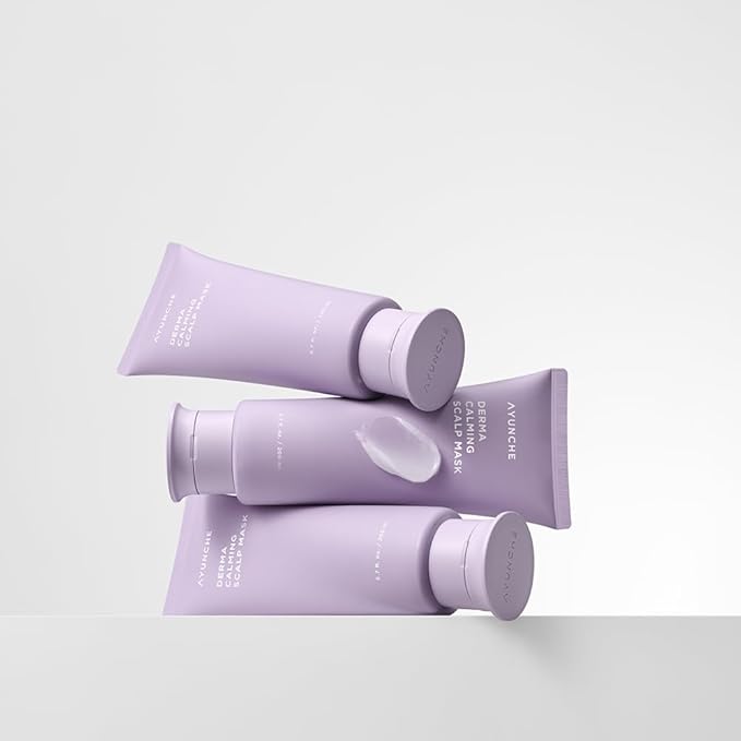 AYUNCHE Derma Calming Hair Mask 6.7 fl. oz. (200ml) [For Dry &amp Sensitive Scalp] | Moisturizing and Soothing Hair Pack | Vegan Hair Mask | Korean Salon Brand