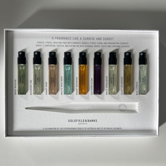 GOLDFIELD &amp BANKS AUSTRALIA Discovery Sample Collection Perfume Set