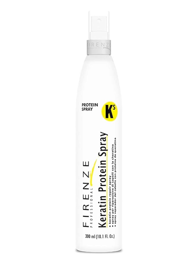Firenze Professional Keratin Repair Bundle - Pack of 3 Including Protein Spray and Mask Treatment 3.37 Fl Oz Each Total 10.1 Fl Oz