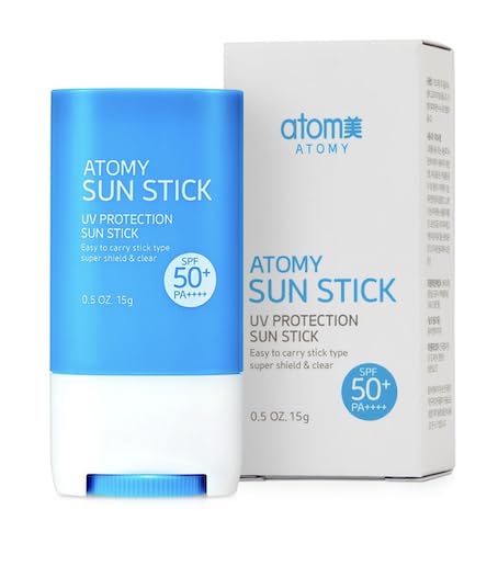 Clear UV Protection Sun Stick SPF 50+ PA++++ Non-Greasy Matte Finish Portable Stick Type for Face &amp Neck Lightweight Skincare Balm 15g