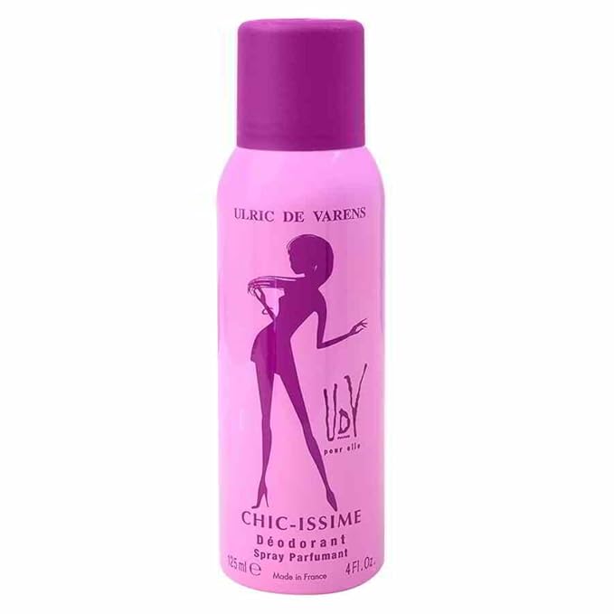 Udv Chic Issime By Ulric De Varens For Women. Set-eau De Parfum 2.5 OZ &amp Deodorant Spray 4 OZ