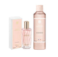 Yves Rocher Comme Une Evidence Perfume and Body Hair Body Milk Set of 2 for Women 200 ml./6.7 fl.oz. and 50 ml./1.7 fl.oz.