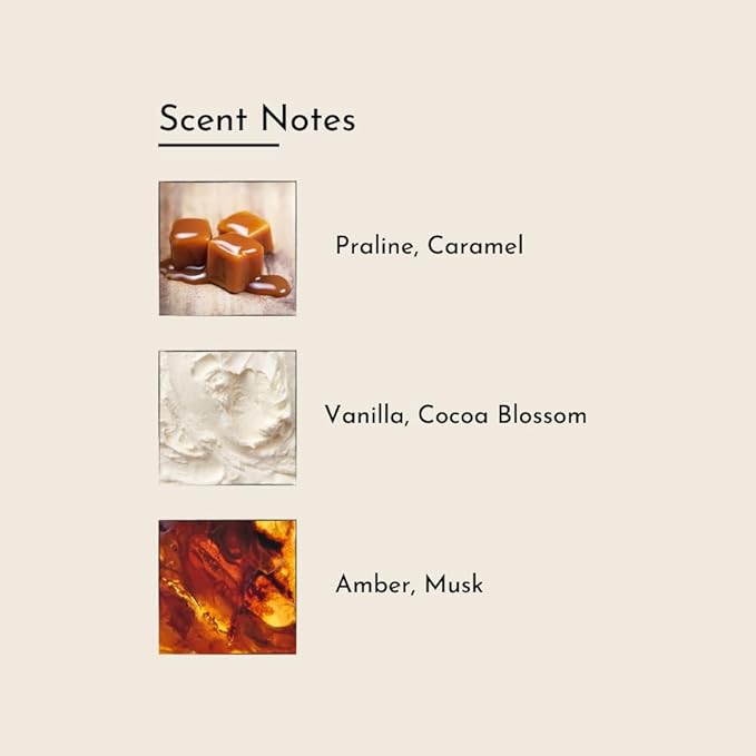 Herb &amp Root Chocomusk Perfum: Clean Hypoallergenic Womens Fragrance with Cocoa and Amber Vegan Long-Lasting Perfume for Women Body Spray and Hair Perfume (Dulce Eau de Parfum)