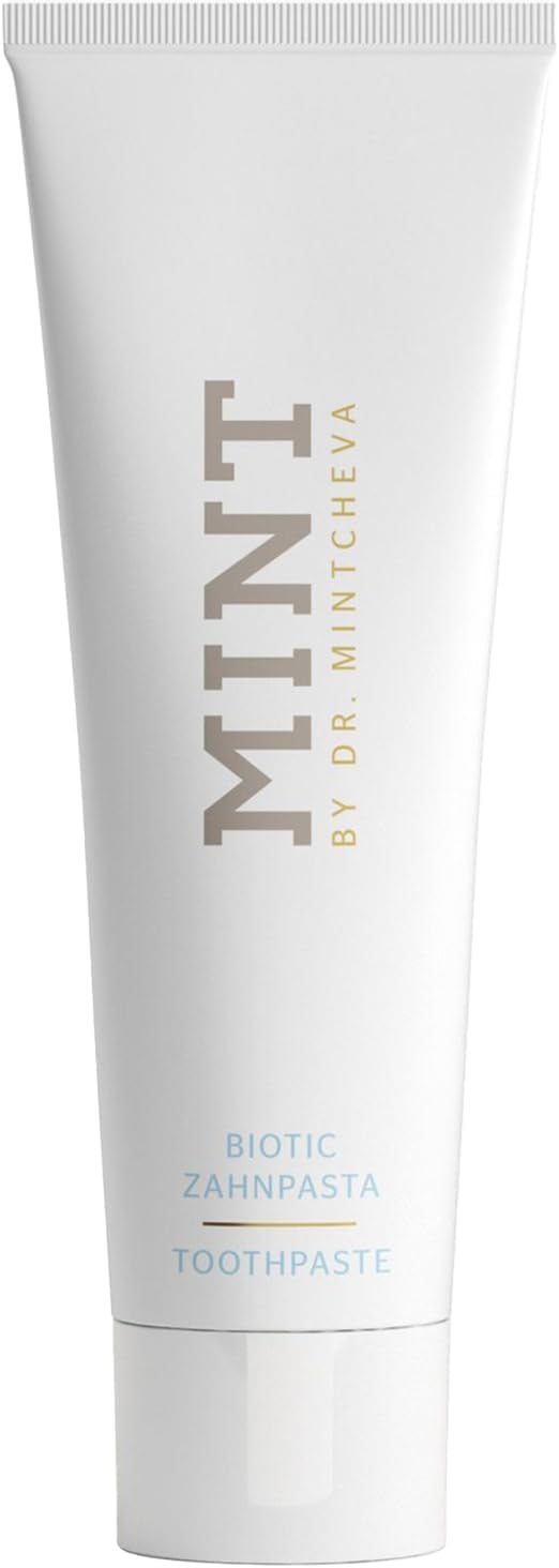Mint Biotic Toothpaste (85ml) ? Antibacterial Toothpaste with Maximum Cleaning Power ? Fluoride-Free and Titanium Dioxide-Free ? for Healthy &amp Well-Maintained Oral Hygiene