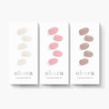 ohora Bundle Set (Daily Trio) - N Cream Cotton N Pink N Beige Semi-Cured Gel Nail Strips Works with Any UV/LED Lamps Salon-Quality Long Lasting Easy to Apply &amp Remove