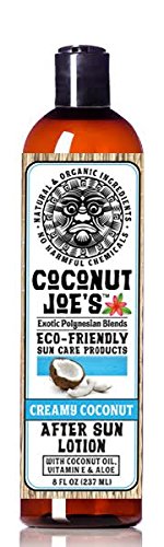 3-PACK SPECIAL | Creamy Coconut After Sun Lotion by Coconut Joe's | Enriched with Coconut Oil Vitamin E and Aloe Deeply Moisturizes Your Skin 8 ounce bottle