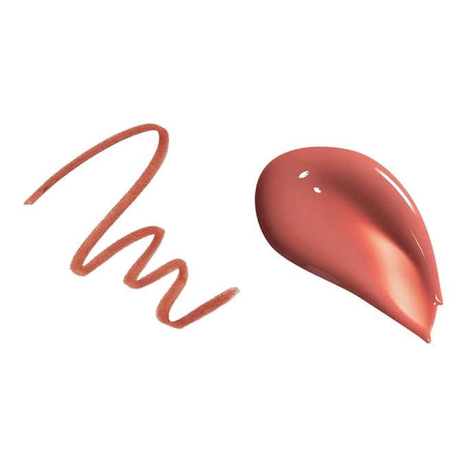 KYLIE Glossy Lip Kit contoured shades + glossy finish | Color Comes Naturally a Soft Pink Nude - 2 piece Liner and Glaze Set 0.04oz Crayon | 0.10 fl oz Gloss