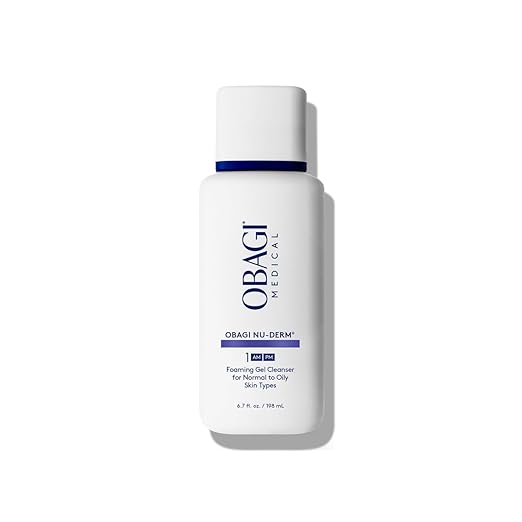 Obagi Nu-Derm Foaming Gel Cleanser for Face ? Deep-Cleansing &amp Hydrating Facial Cleanser with Aloe Vera ? For Normal to Oily Skin Types